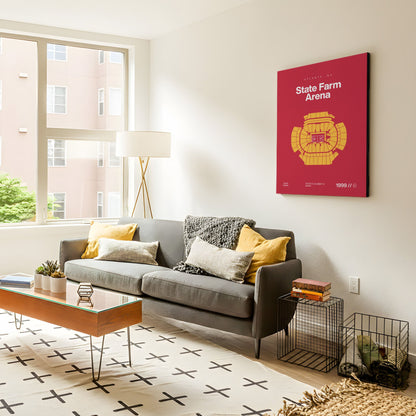 Atlanta Basketball Arena Bold