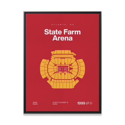 Atlanta Basketball Arena Bold