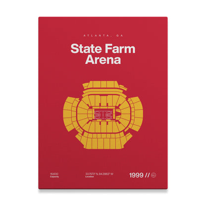 Atlanta Basketball Arena Bold