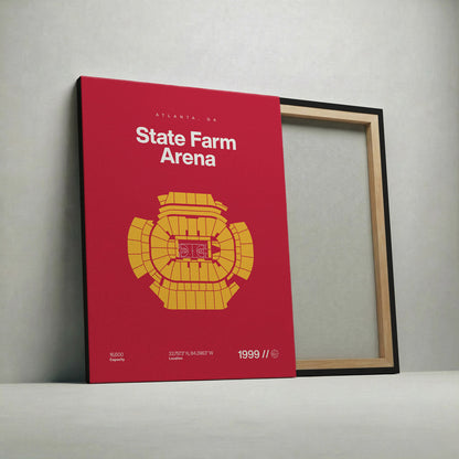 Atlanta Basketball Arena Bold