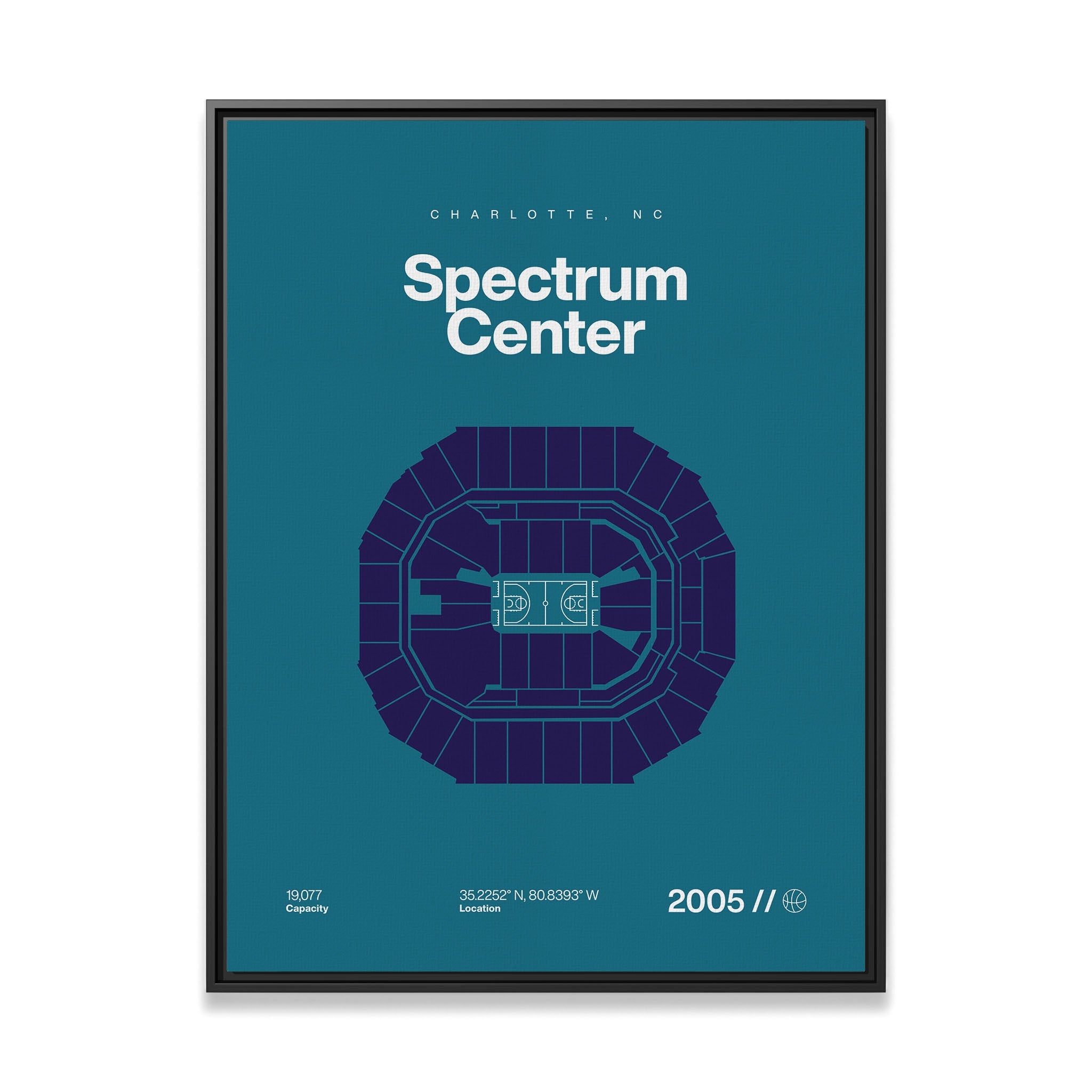 Charlotte Basketball Arena Bold