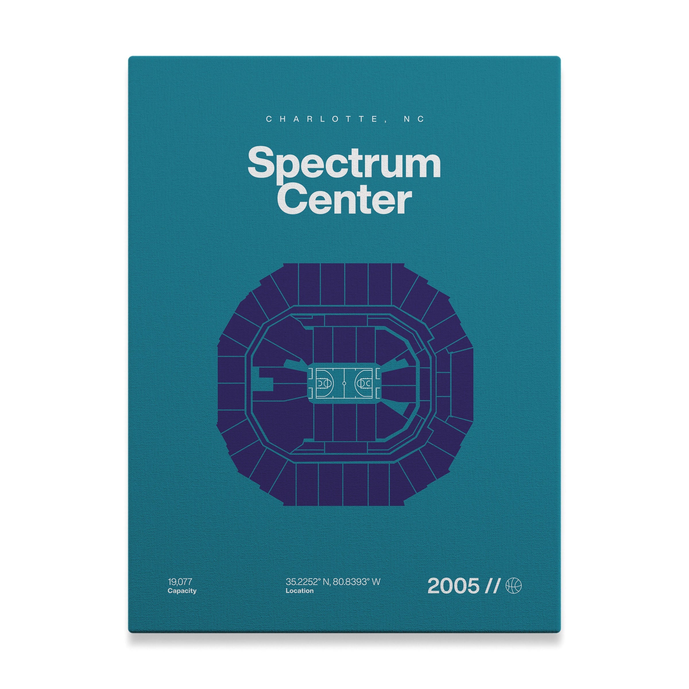 Charlotte Basketball Arena Bold