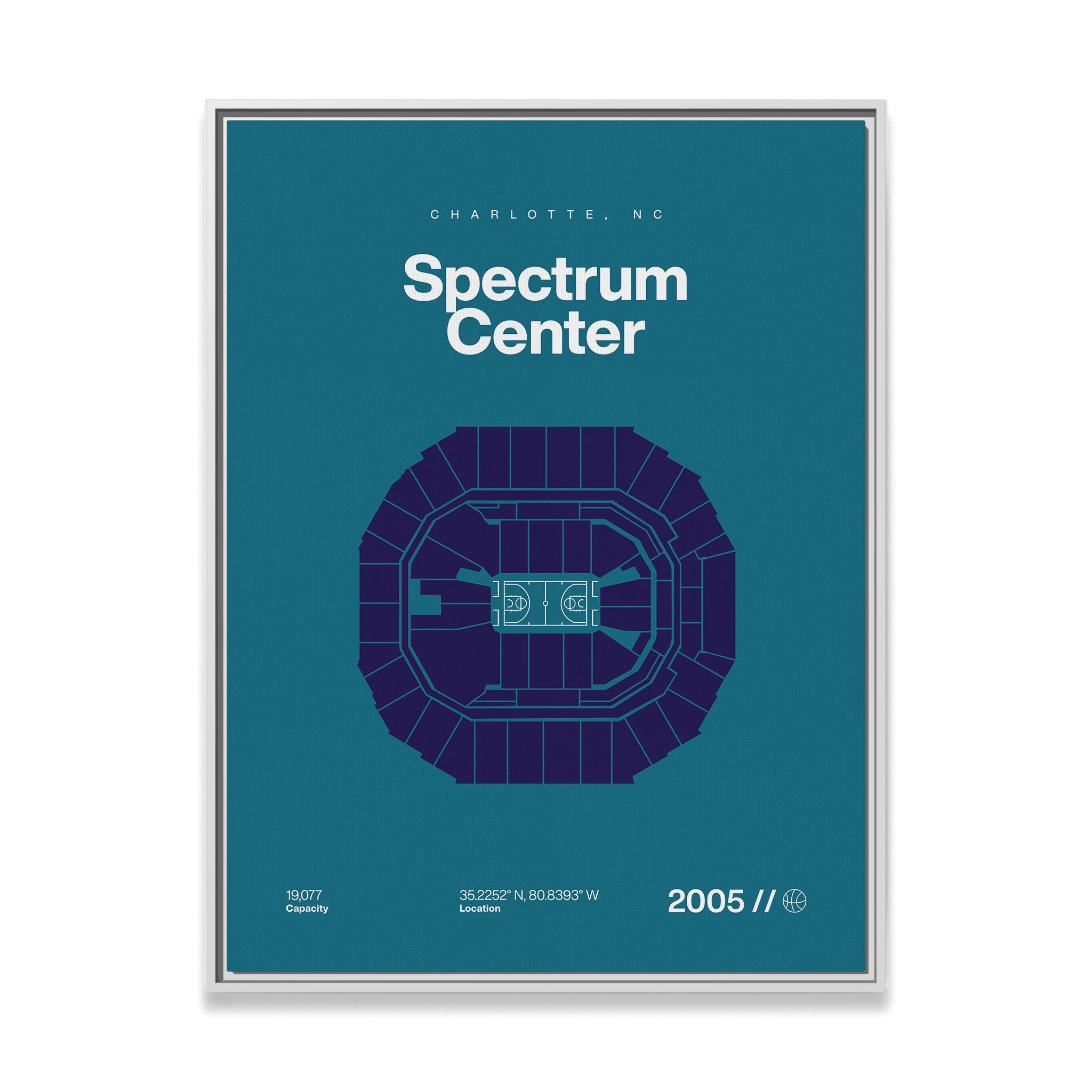 Charlotte Basketball Arena Bold