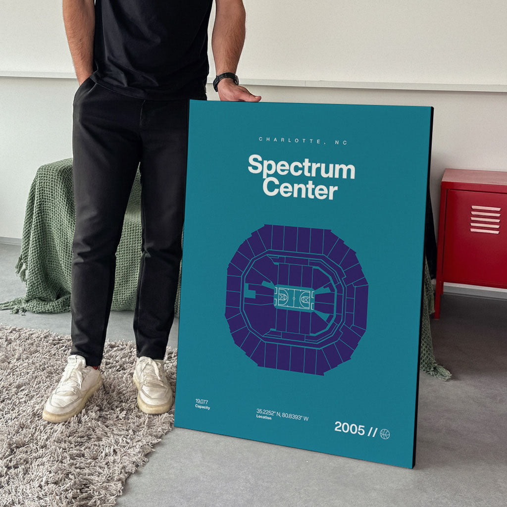 Charlotte Basketball Arena Bold