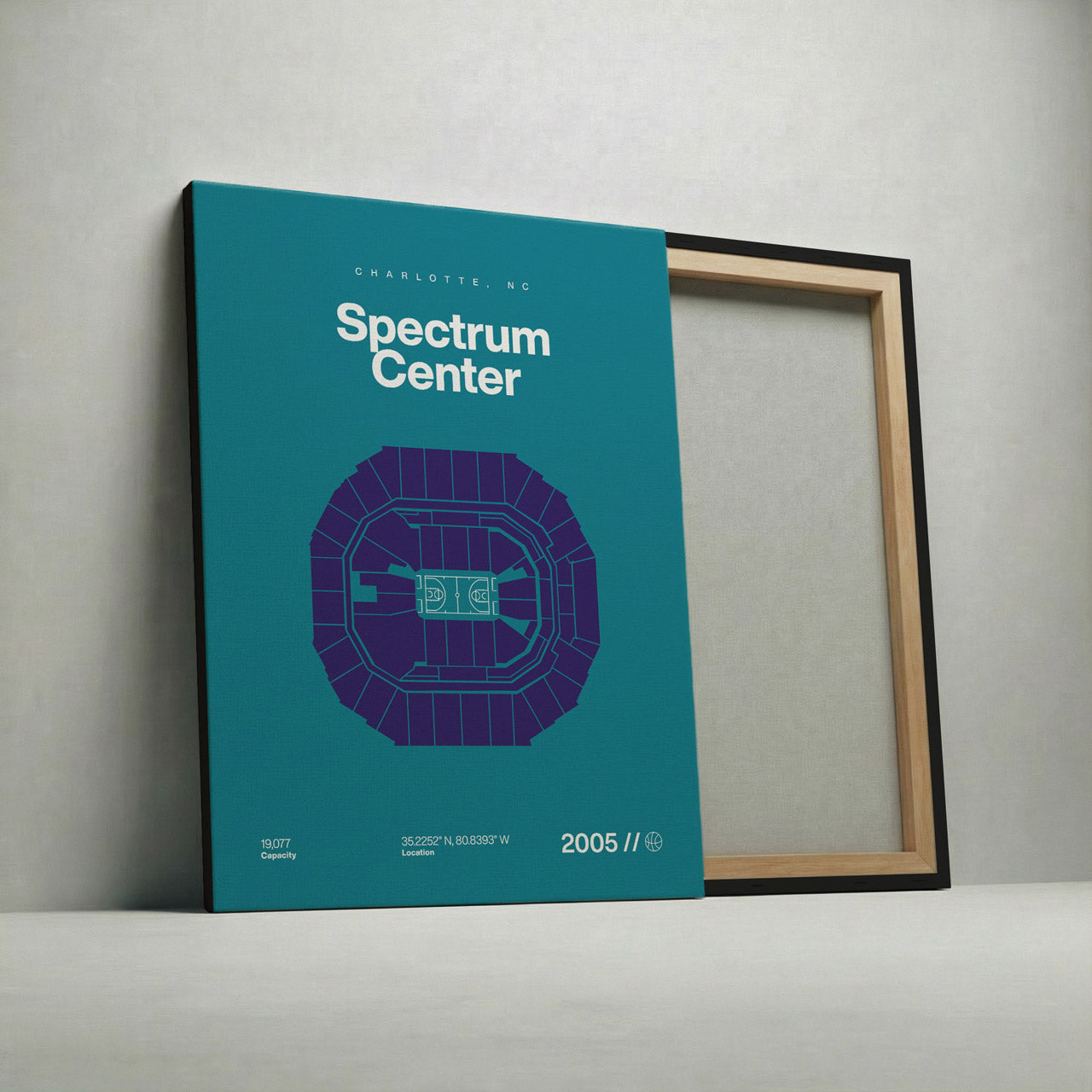 Charlotte Basketball Arena Bold