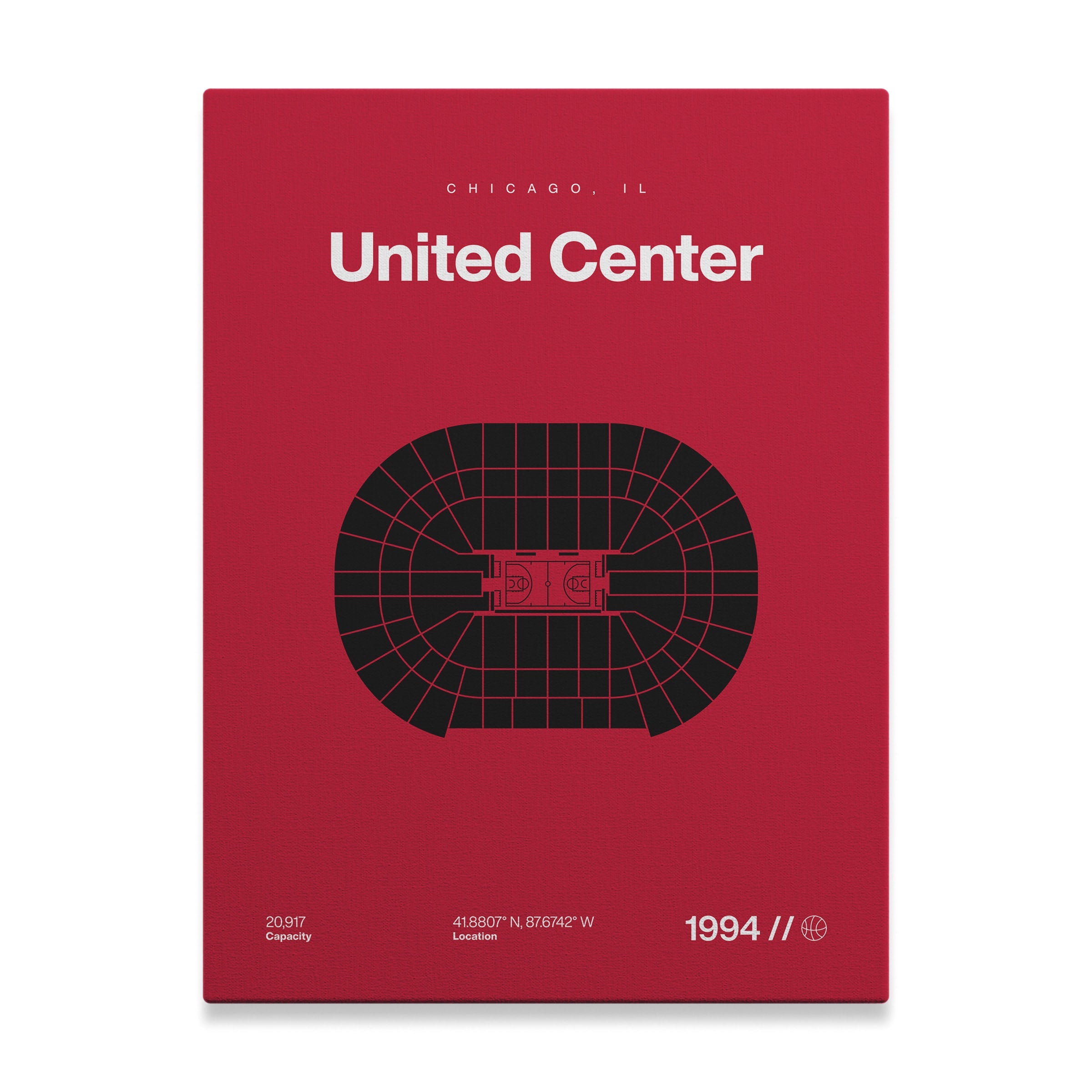 Chicago Basketball Arena Bold