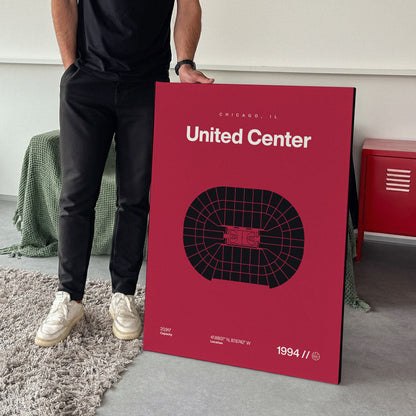 Chicago Basketball Arena Bold