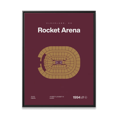 Cleveland Basketball Arena Bold