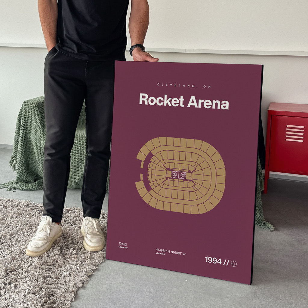 Cleveland Basketball Arena Bold