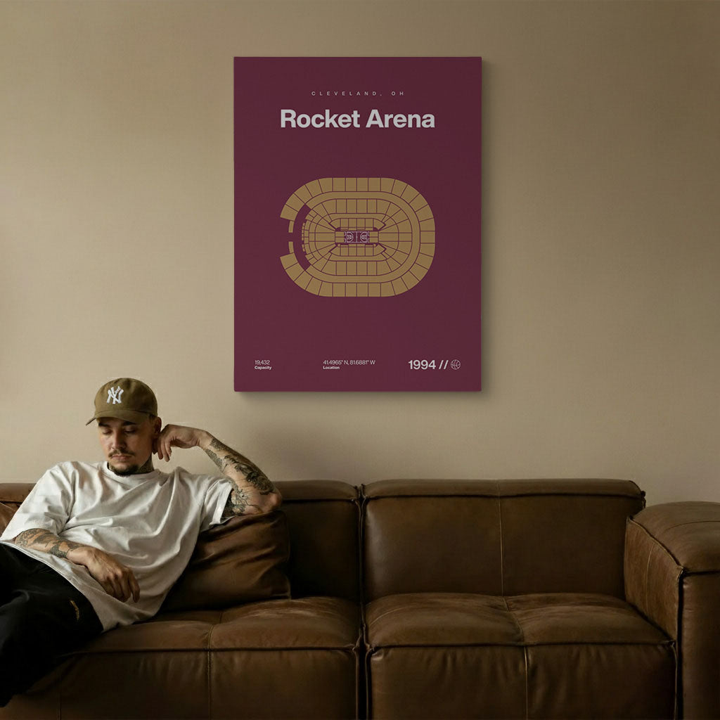 Cleveland Basketball Arena Bold