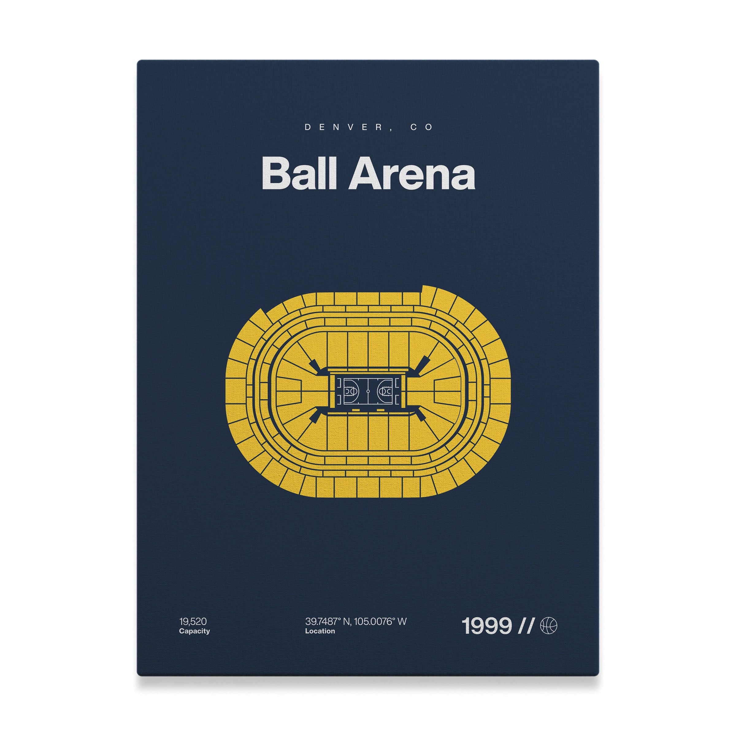 Denver Basketball Arena Bold
