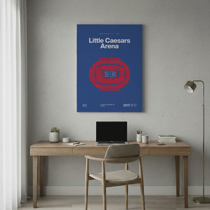 Detroit Basketball Arena Bold