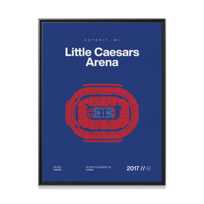 Detroit Basketball Arena Bold