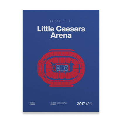 Detroit Basketball Arena Bold