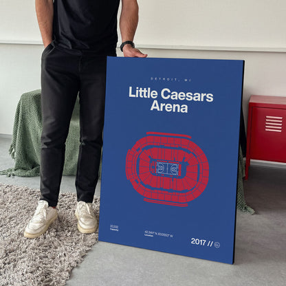 Detroit Basketball Arena Bold