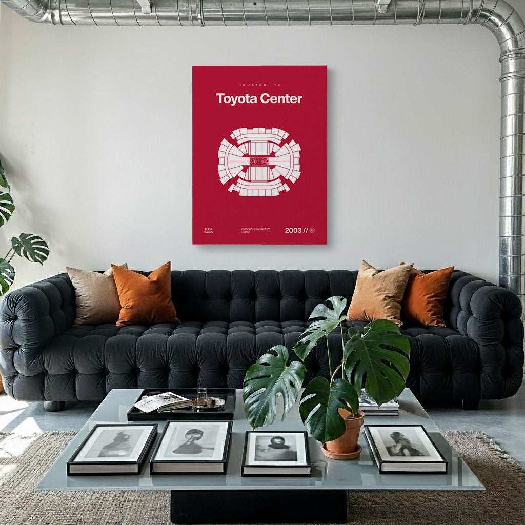 Houston Basketball Arena Bold