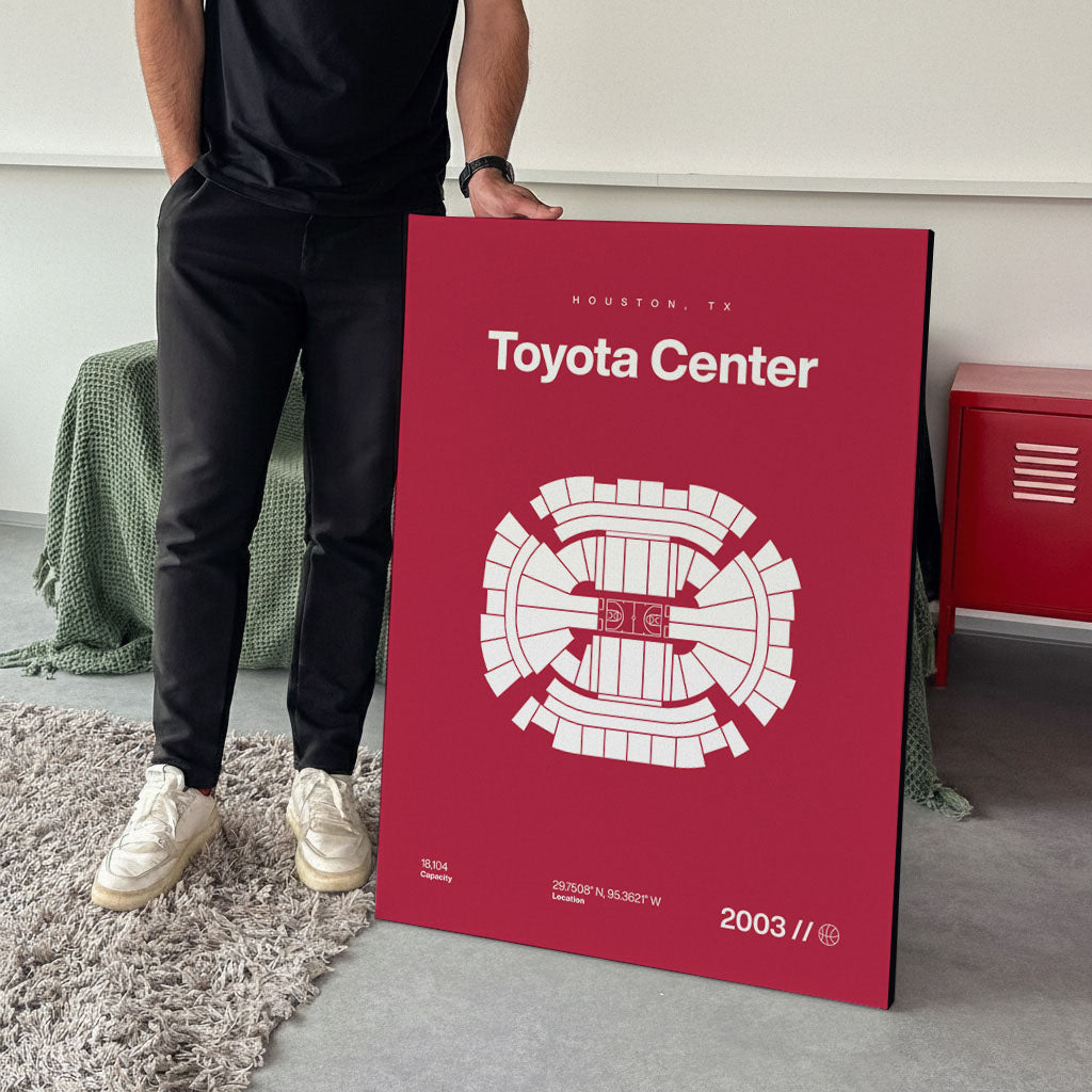 Houston Basketball Arena Bold