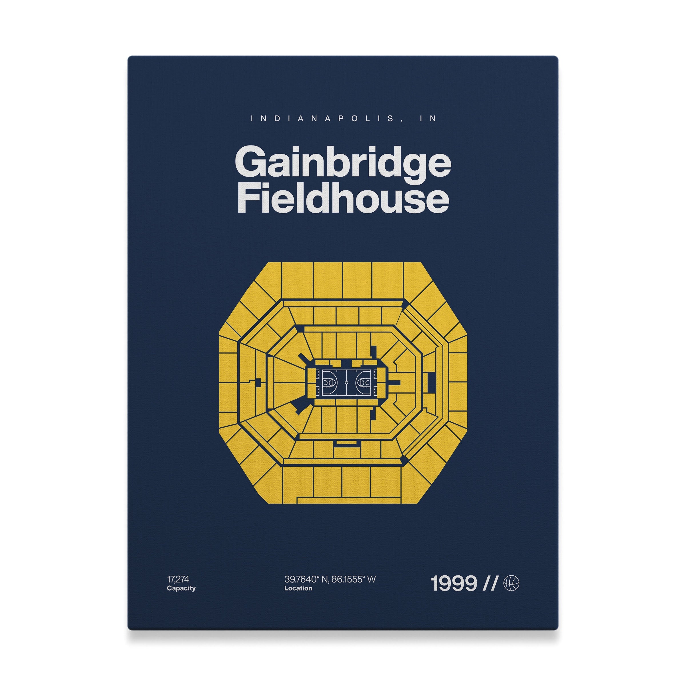 Indiana Basketball Arena Bold