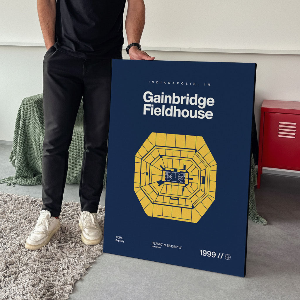 Indiana Basketball Arena Bold