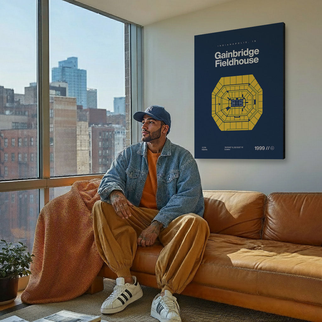 Indiana Basketball Arena Bold