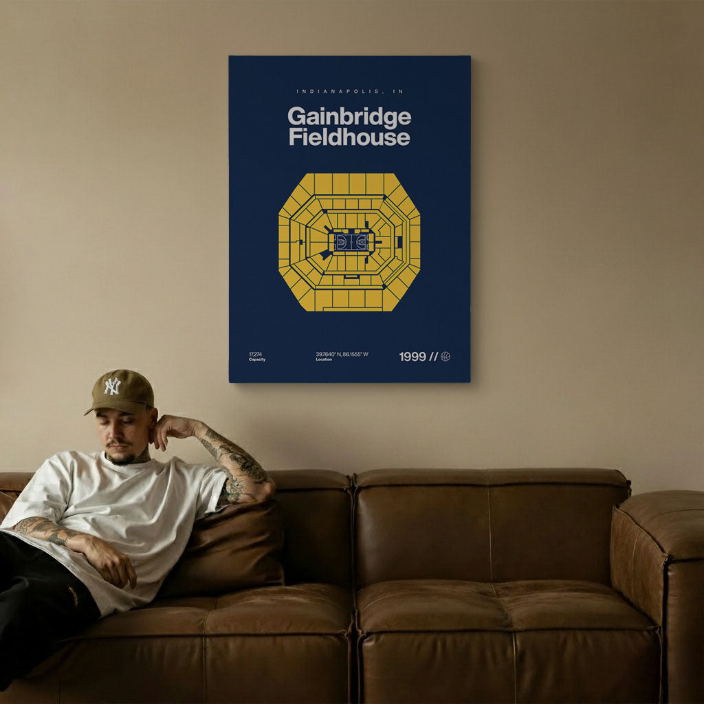 Indiana Basketball Arena Bold