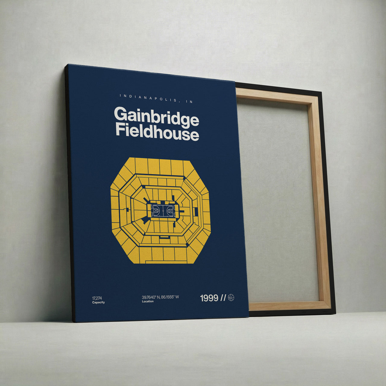 Indiana Basketball Arena Bold