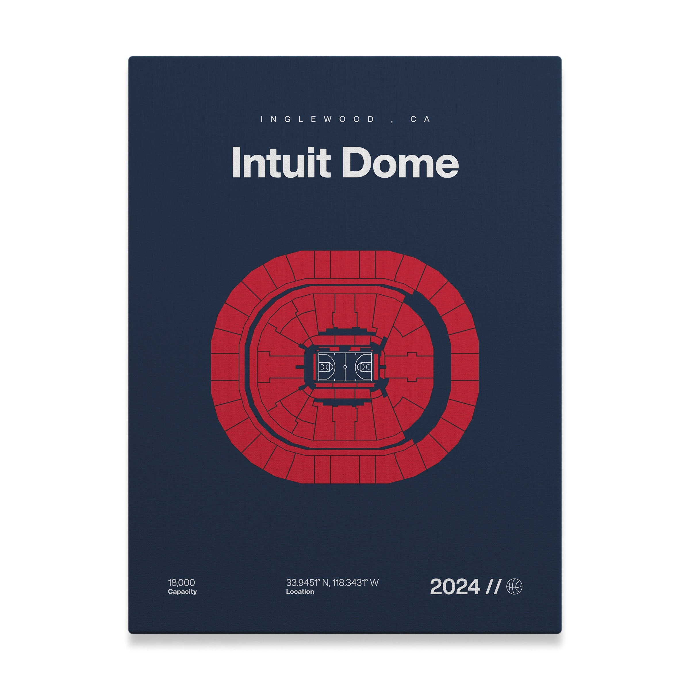 Los Angeles Basketball Arena Bold