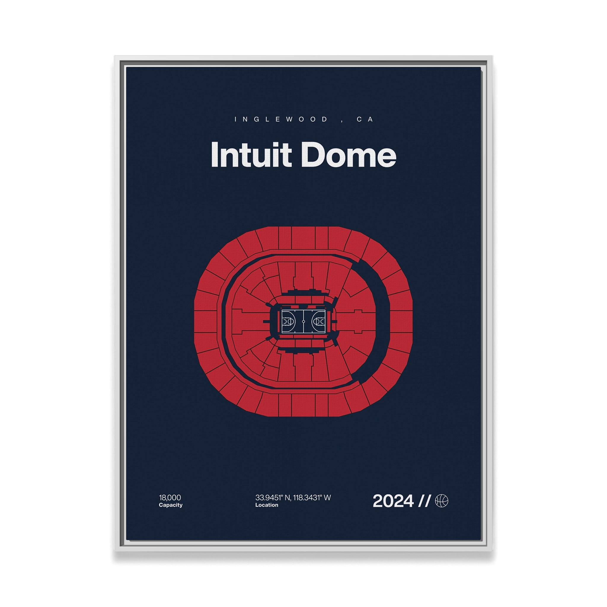 Los Angeles Basketball Arena Bold