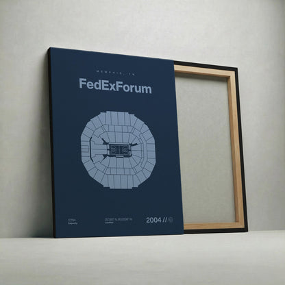 Memphis Basketball Arena Bold