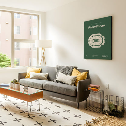 Milwaukee Basketball Arena Bold