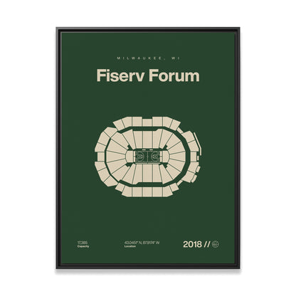 Milwaukee Basketball Arena Bold