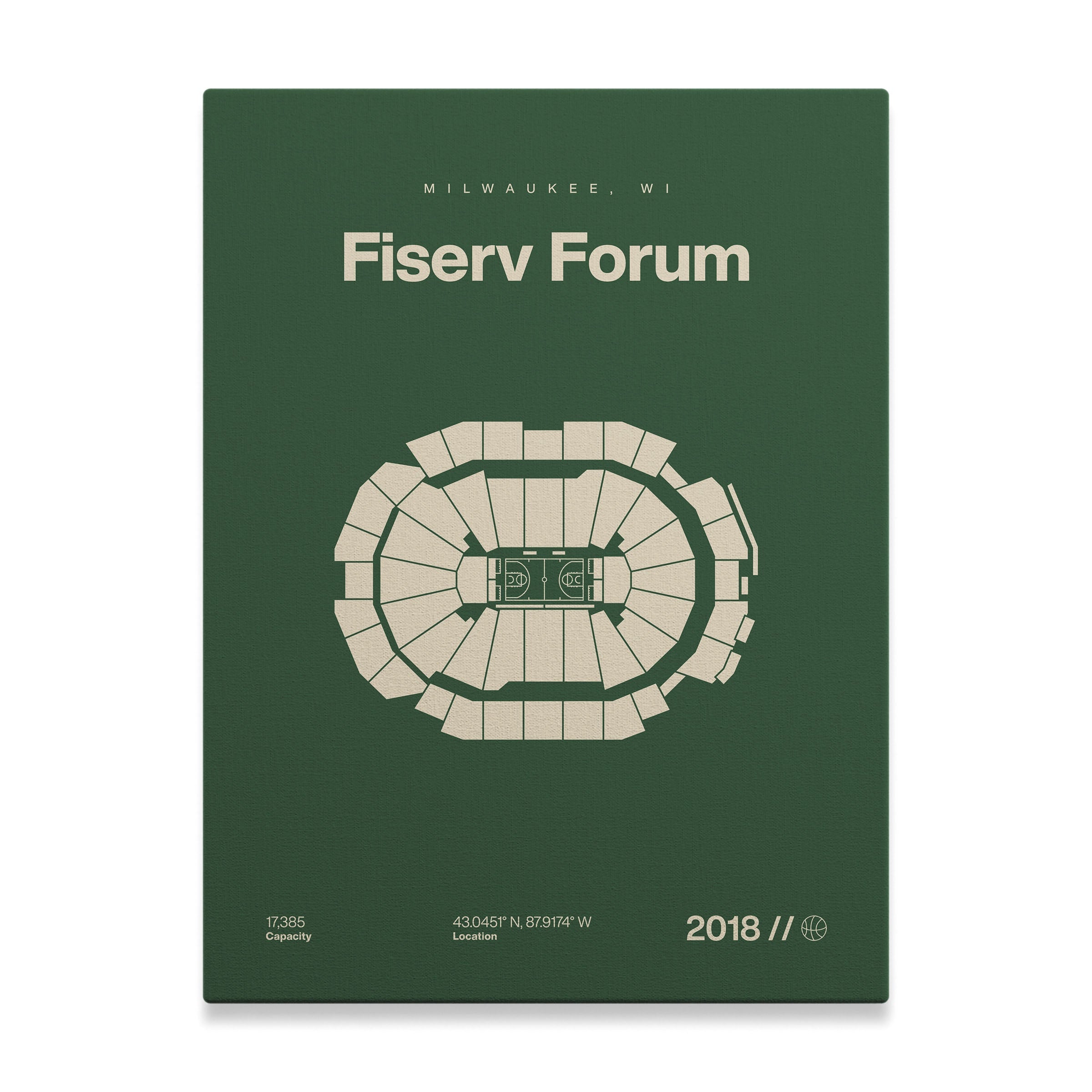 Milwaukee Basketball Arena Bold