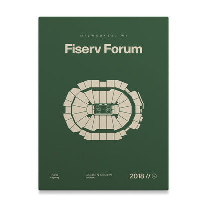 Milwaukee Basketball Arena Bold