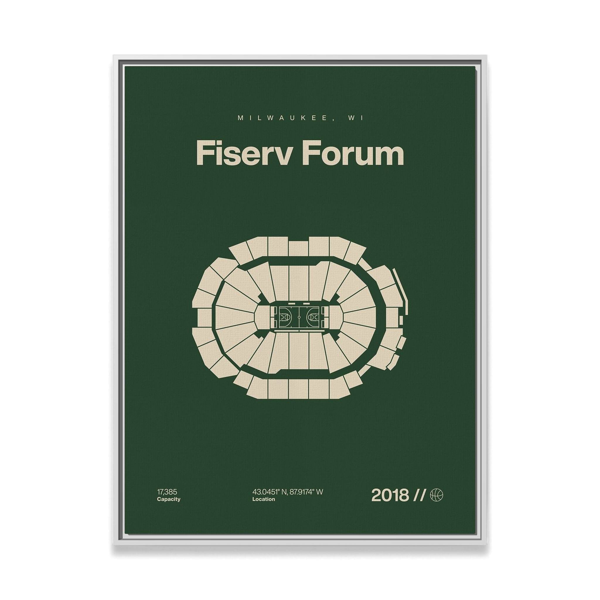 Milwaukee Basketball Arena Bold