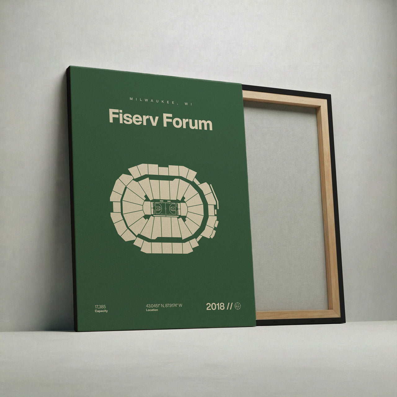 Milwaukee Basketball Arena Bold