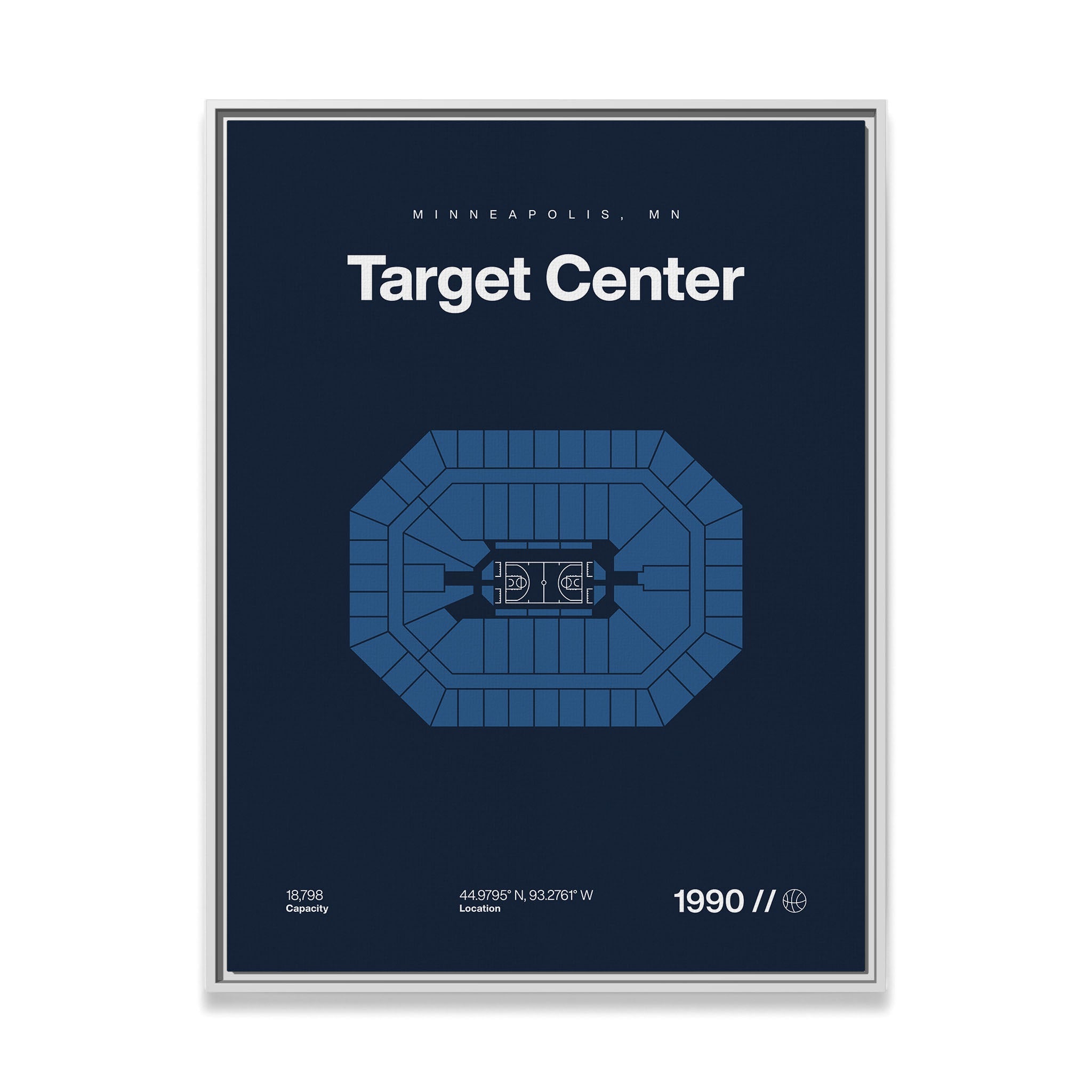 Minnesota Basketball Arena Bold