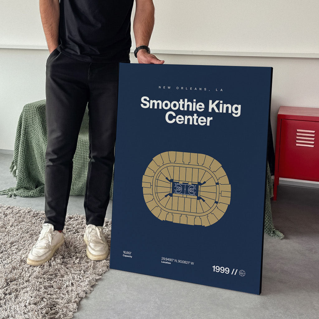 New Orleans Basketball Arena Bold