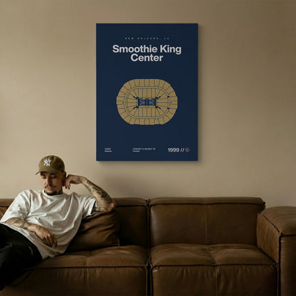 New Orleans Basketball Arena Bold