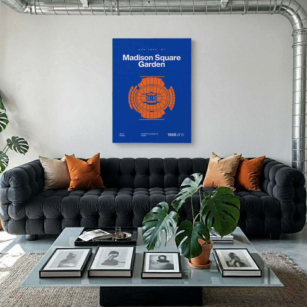 New York Basketball Arena Bold