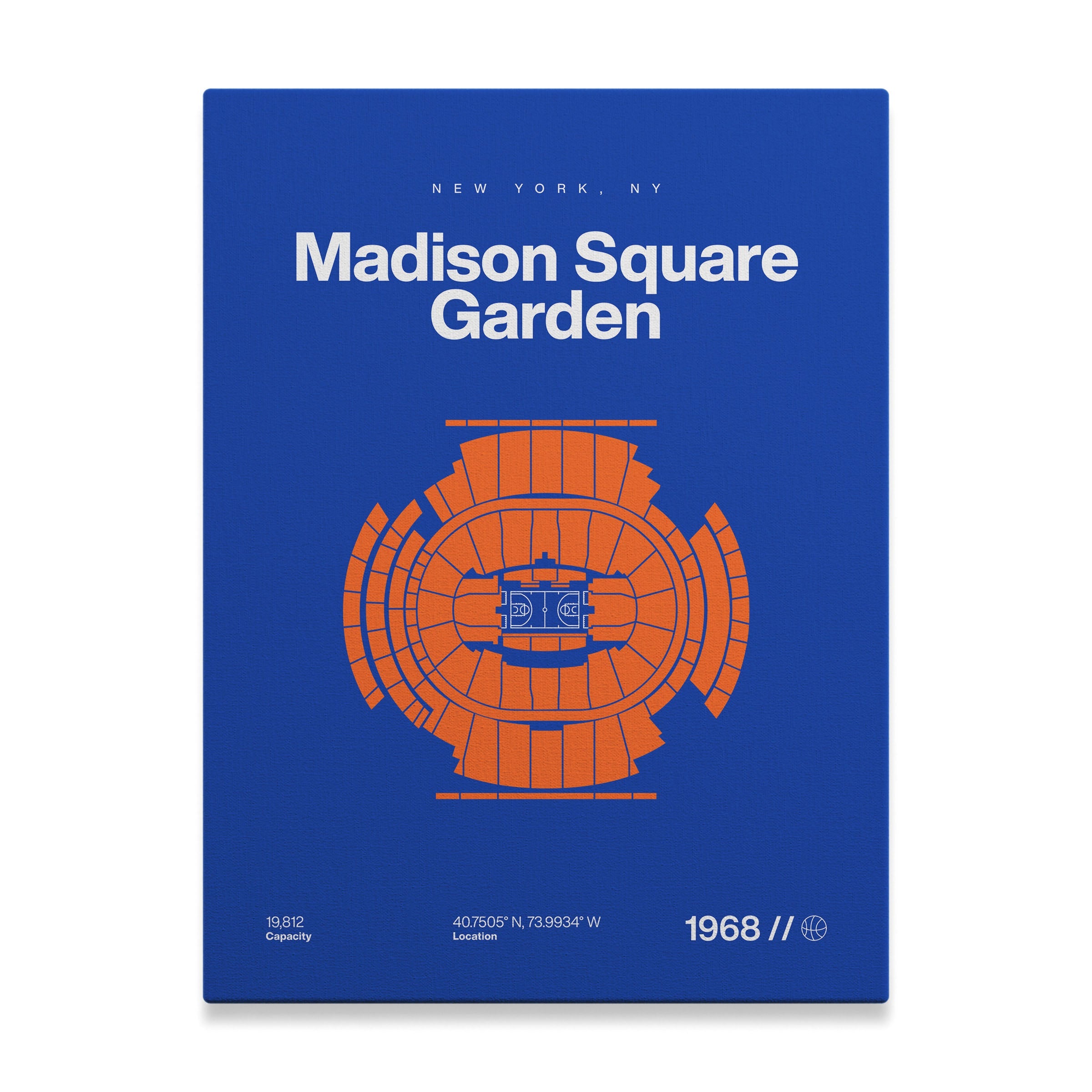 New York Basketball Arena Bold