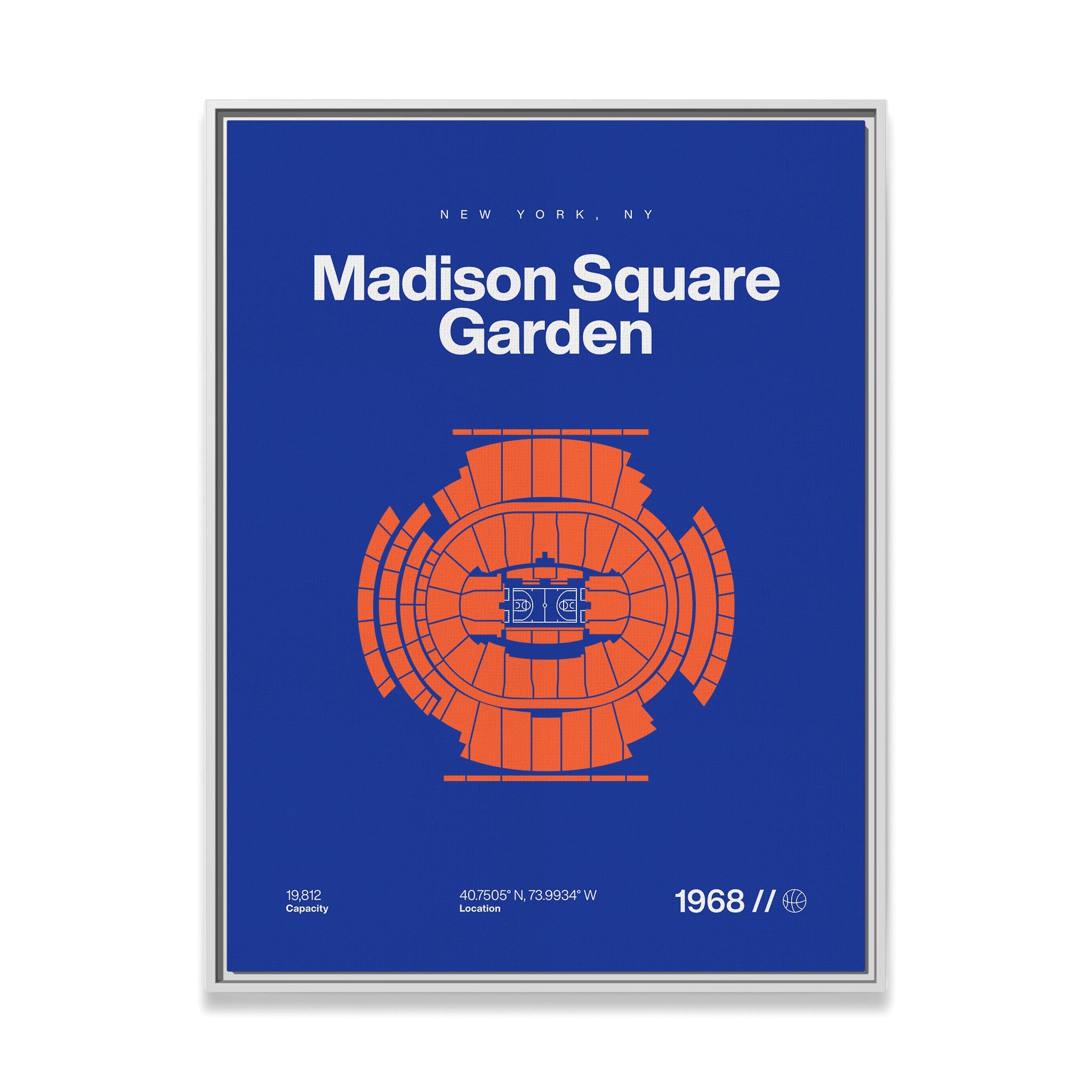 New York Basketball Arena Bold