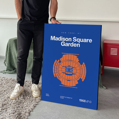 New York Basketball Arena Bold