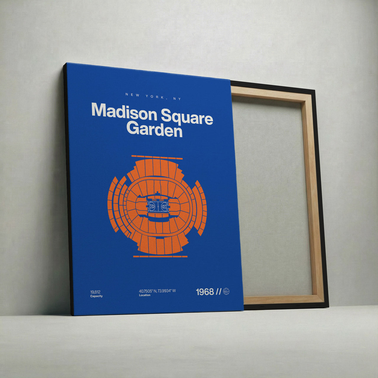 New York Basketball Arena Bold