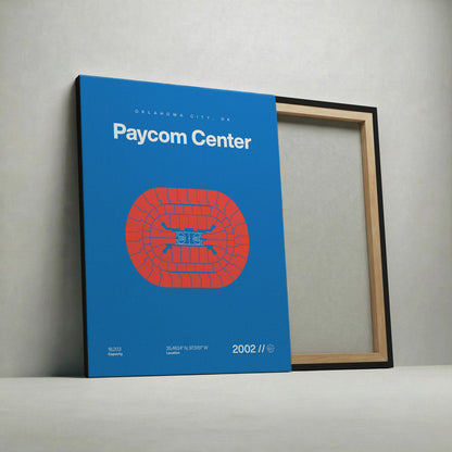 Oklahoma City Basketball Arena Bold