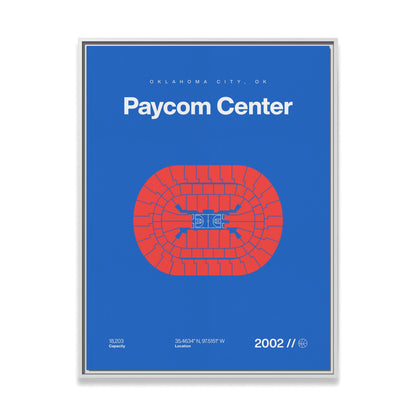 Oklahoma City Basketball Arena Bold