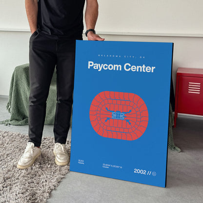 Oklahoma City Basketball Arena Bold