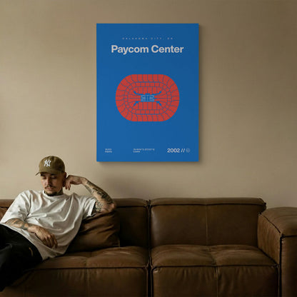 Oklahoma City Basketball Arena Bold