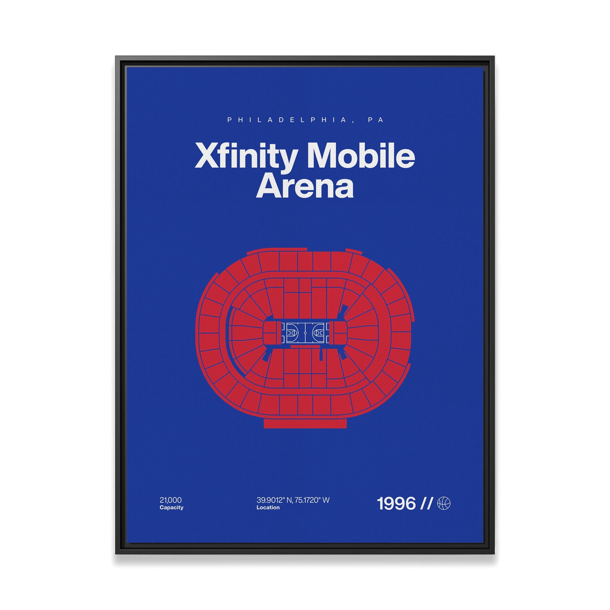 Philadelphia Basketball Arena Bold