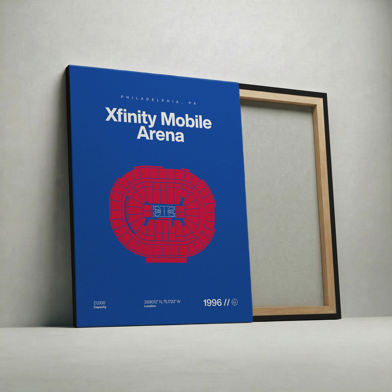 Philadelphia Basketball Arena Bold