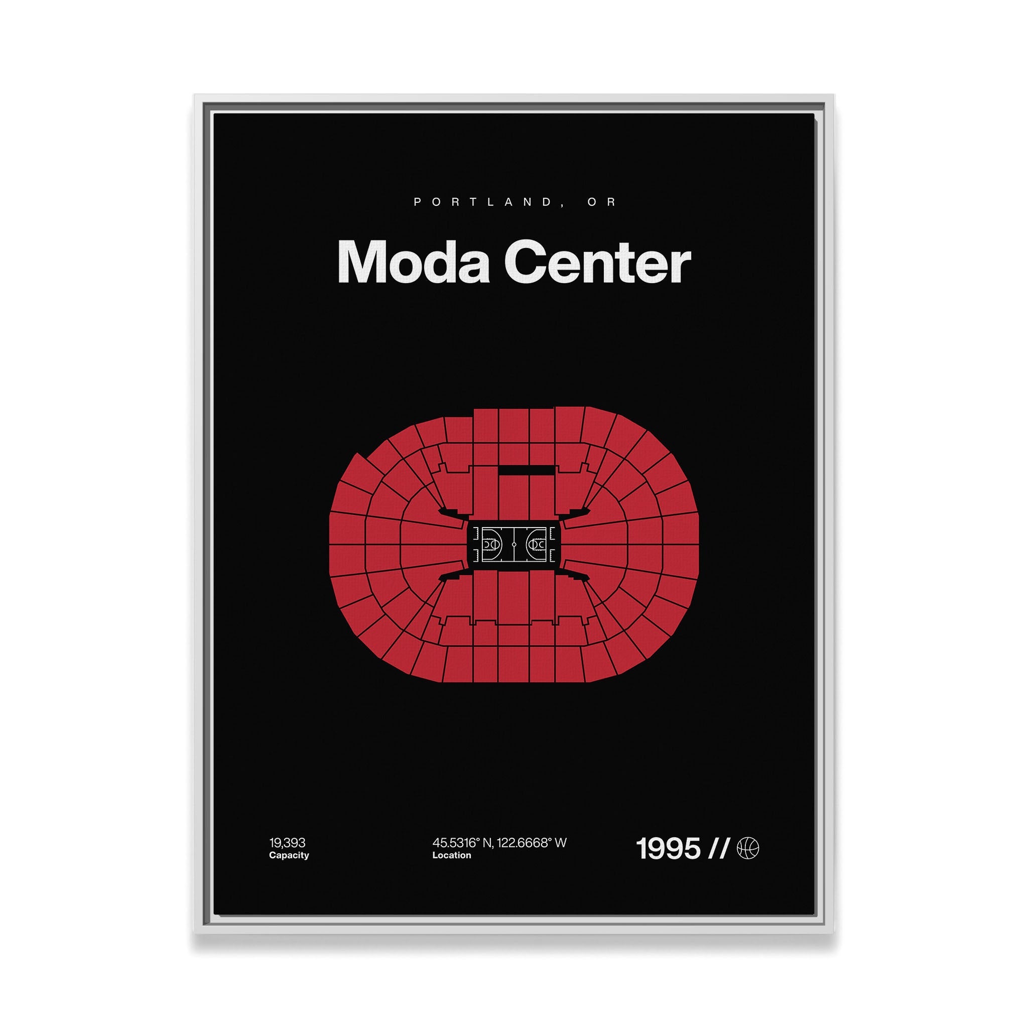 Portland Basketball Arena Bold